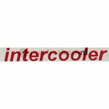 Embleem intercooler - 15413436